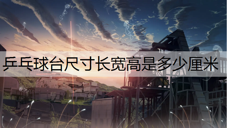 乒乓球台尺寸长宽高是多少厘米